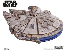 Ugears 3D dřevěná mechanická skládačka Star Wars Millennium Falcon